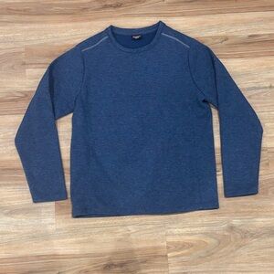 Men's Blue Long Sleeve Tee